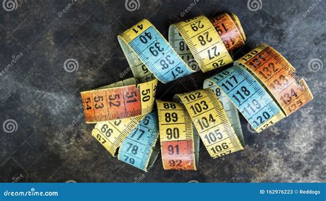 Concept De R Gime Alimentaire Mesure De Ruban Color Sur Fond