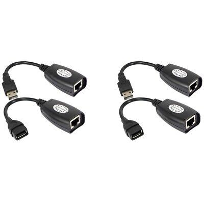 X Usb To Rj Rj Lan Cable Extension Adapter Extender Usb To Port