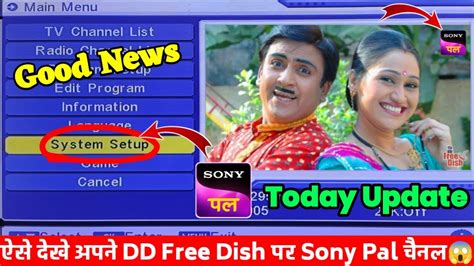 Dd Free Dish Me Sony Pal Kaise Laye Dd Free Dish New Update