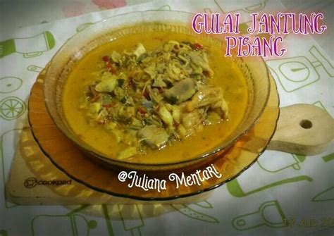 Cara Mudah Membuat Gulai Jantung Pisang Sedap Blacknemous Recipe