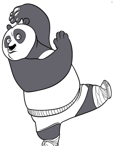 Kung Fu Panda Da Colorare Disegni Da Colorare