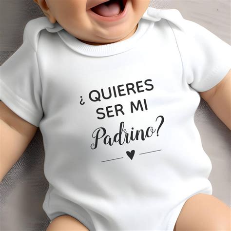 Quieres Ser Mi Padrino Godfather Proposal Baby Bodysuit Zazzle In