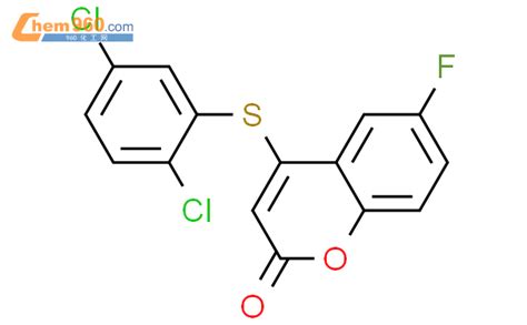 627100 68 9 2H 1 Benzopyran 2 One 4 2 5 Dichlorophenyl Thio 6