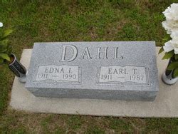 Earl Theodore Dahl M Morial Find A Grave