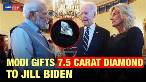 Pm Modi Us Visit Pm Narendra Modi Gifts Diamond And Sandalwood Box To