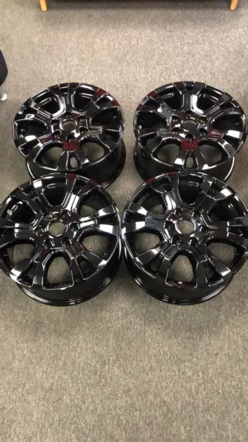 Genuine Ford Ranger Wildtrak Limited 18 Inch Black Alloy Wheels X4 Refurbished £415 00