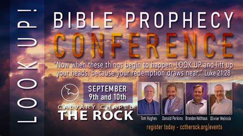 According To Prophecy Ministries Conference Schedules Calvary Chapel