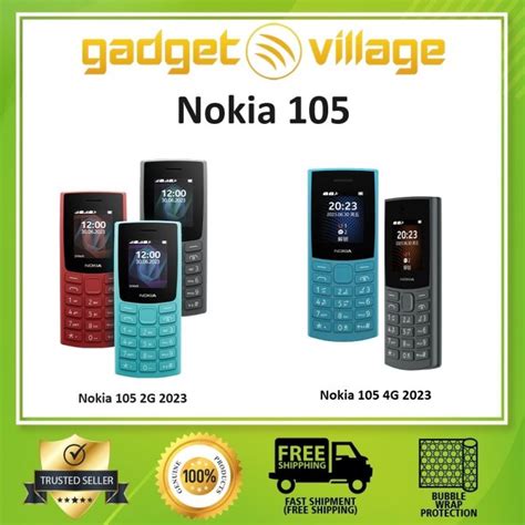 Nokia 105 4G 2023 Feature Phone - 1 Year Official Nokia Malaysia ...