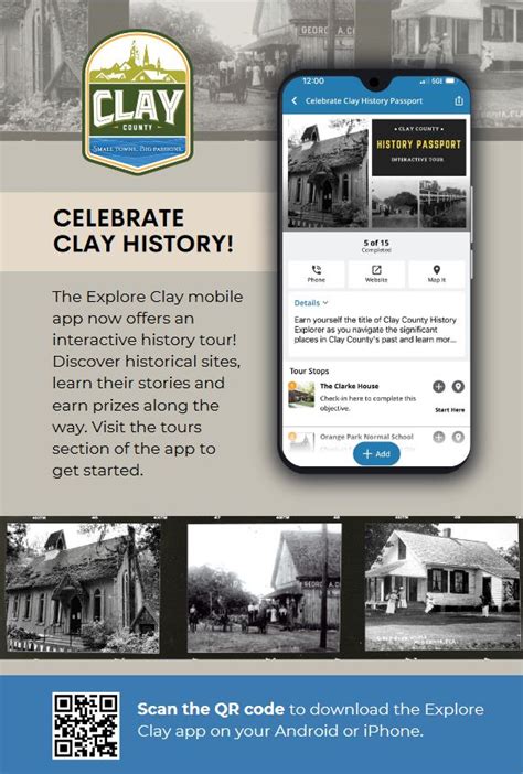 Celebrate Clay History Passport New App Announced By Clay County