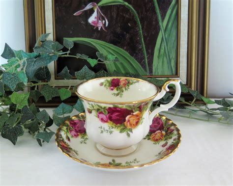 Royal Albert Old Country Roses Teacup And Saucer Etsy