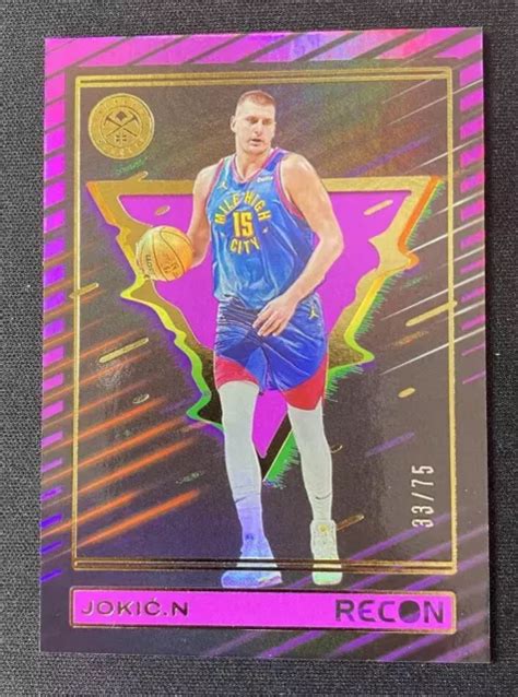 Nikola Jokic Panini Recon Base Holo Purple Nuggets