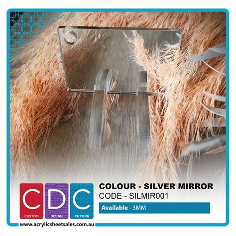 Acrylic Sheet 3mm A4 Silver Mirror Acrylic Sheets A4 3mm