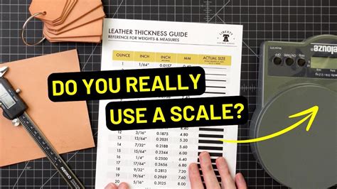 How Leather Thickness And Weights Are Calculated YouTube