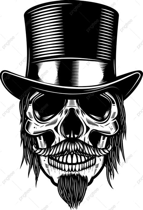 zombie skull vector hd png images zombie skull  vintage hat hat