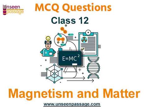 Magnetism And Matter MCQ Class 12 Physics With Answers