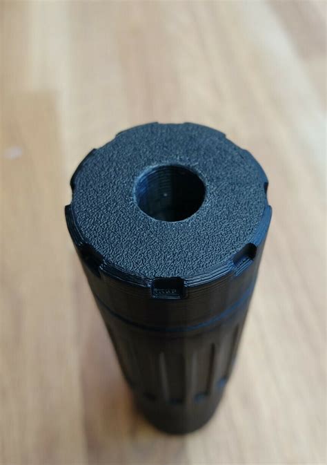 Stl File V1 Airsoft Silencer 14mm Ccw 2 Versions 🔫・3d Print Object To Download・cults