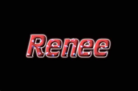 Renee Logo Free Name Design Tool From Flaming Text