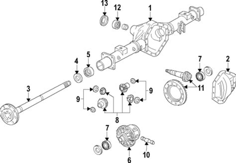 Rear Axle For 2017 Chevrolet Silverado 3500 HD Chevrolet Parts Direct