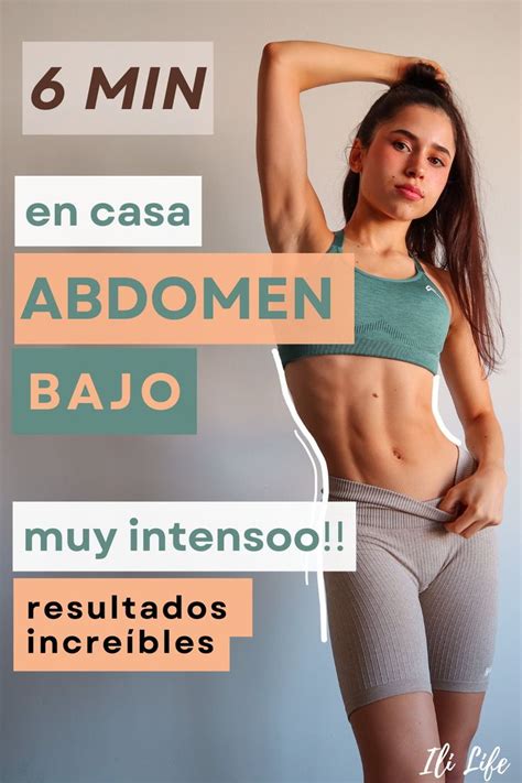 6 Min Ejercicios Abdomen Bajo Plano RÁpido Rutina De Abdomen En Casa