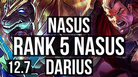 Nasus Vs Darius Top Rank 5 Nasus 1 6m Mastery 800 Games 8 2 5