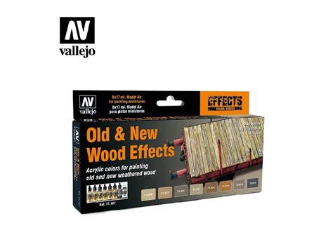 Vallejo Model Air Set Old And New Wood Effects By Scratchmod