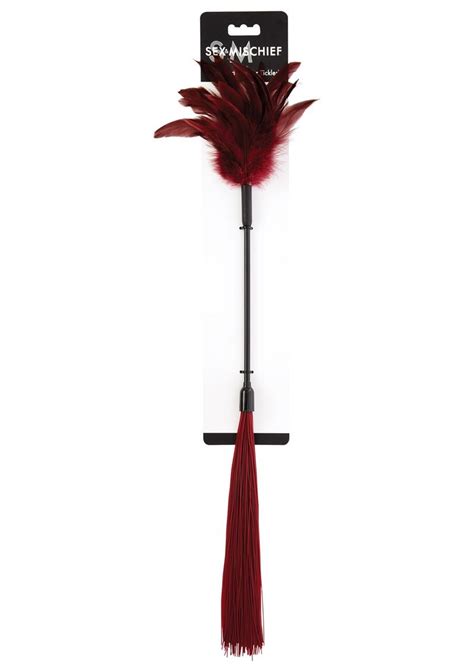 Sex And Mischief Enchanted Feather Tickler Black Red DAW Online