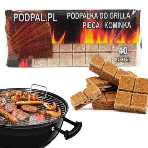 PODPAŁKA ROZPAŁKA DO GRILLA PIECA KOMINKA EKO 40 40 kostek Cena