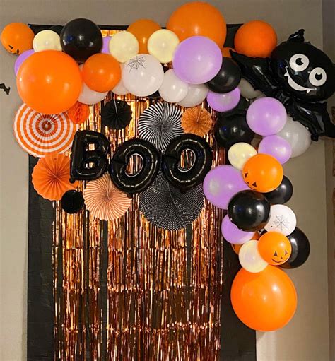 Halloween Balloon Garland Pastel Halloween Kid Halloween Etsy Artofit