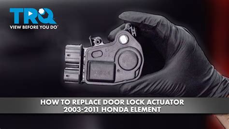 How To Replace Door Lock Actuator Honda Element Youtube