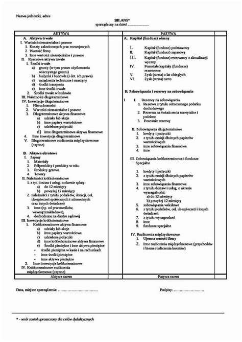 Informacja Do Bilansu Wzór Sprawdź Teraz listopad 2024 Xwiecek pl