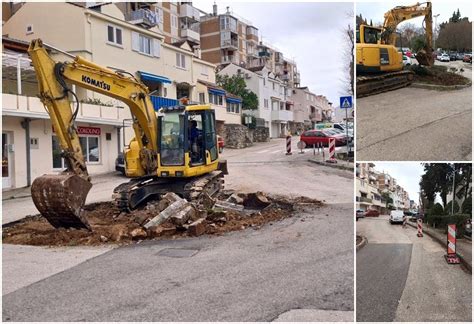 Grad Dubrovnik Ure Uje Se Asfaltni Kolnik I Kru Ni Tok U Ulici Dr