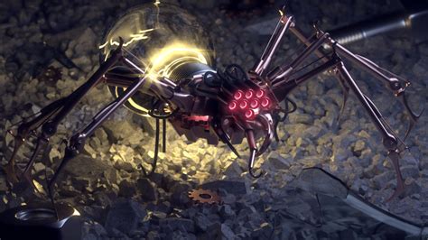 Mechanical Spider CGTrader