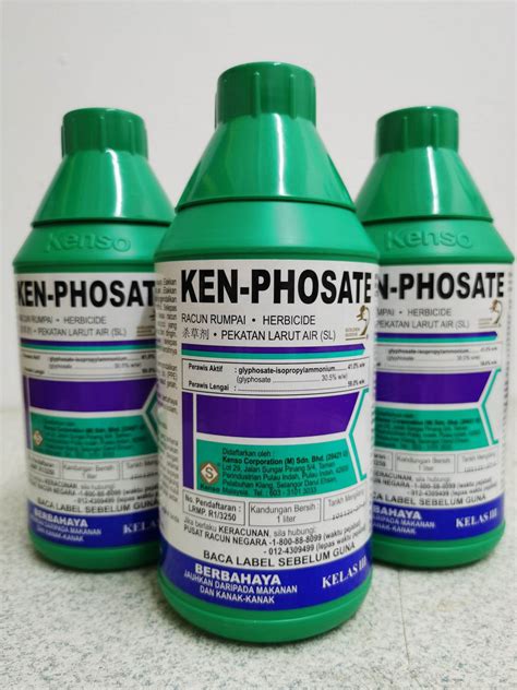 1L Kenso Ken Phosate Glyphosate 41 Sama Dengan Ecomax Typhoon Racun