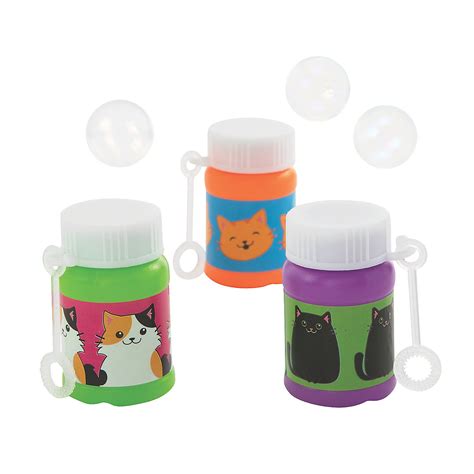 Cute Cat Bubbles Toys 24 Pieces Ebay