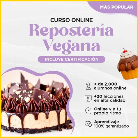 Reposteria Vegana Online Cursosdecocina Tv