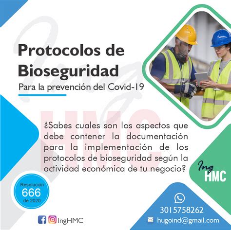 Protocolo de Bioseguridad para la prevención del Covid 19