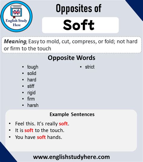 Opposite Of Soft Antonym Of Soft 8 Opposite Words For Soft English