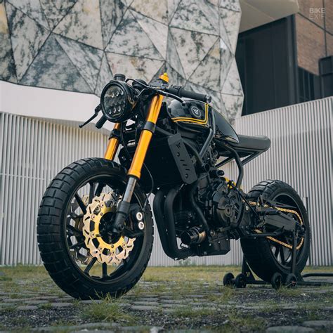 Debutant A Custom Yamaha Mt From A New Belgian Shop Bike Exif