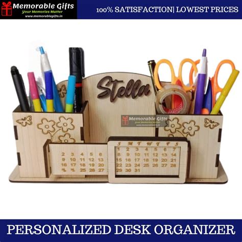 Personalized Desk Organizer - Memorable Gifts