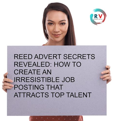 Reed Advert Secrets Revealed How To Create An Irresistible Job Posting That Attracts Top Talent