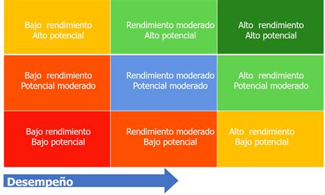 Herramientas De Evaluación De Los Empleados La Cuadrícula Del Rendimiento Y El Potencial