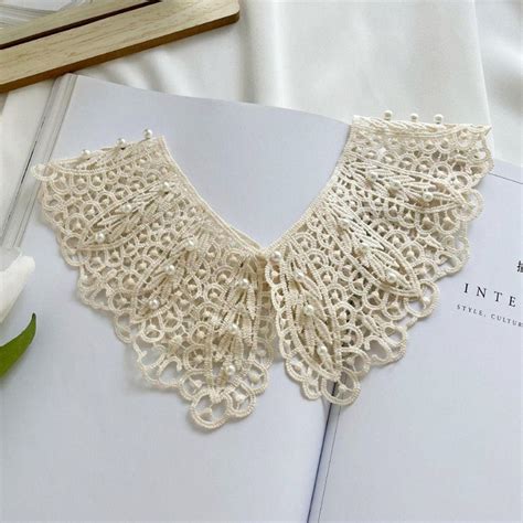 Pearl Lace Fake Collar Dress Decorative Shoulder Shawl Decoration Shirt