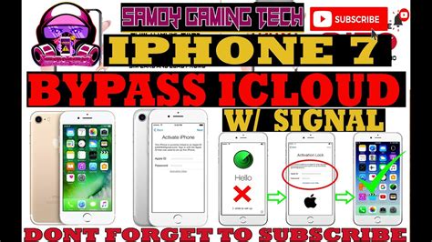 Iphone 7 Bypass Icloud With Signal 2021 Youtube