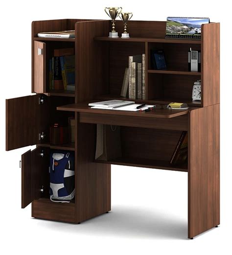 Buy Winner Study Table In Rigato Walnut Finish By Spacewood Online