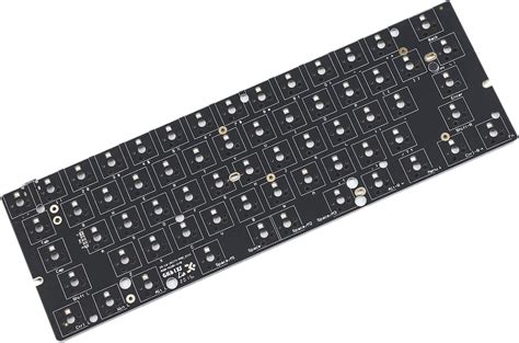 YMDK GH GK RGB Hot Swap Teclado mecánico ANSI tipo C kit de bricolaje caja de plástico