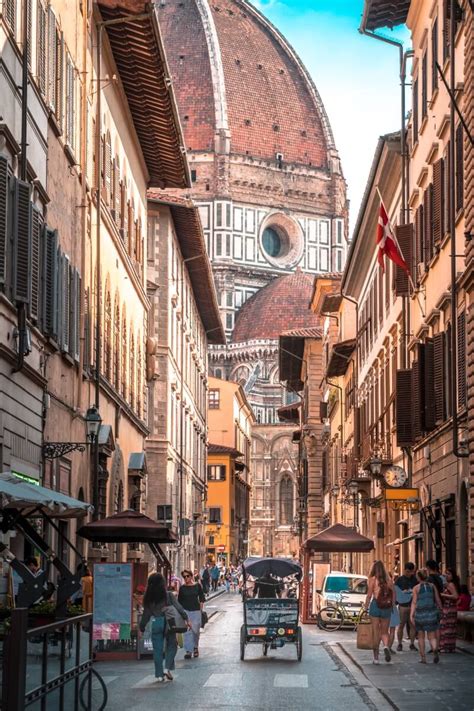 Streets Of Florence Italy 1 A One Way Ticket