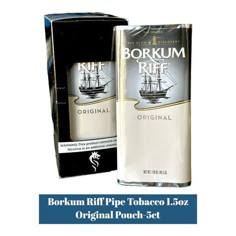 Borkum Riff Pipe Tobacco 150z Pouch 5ct Socal Distro Llc