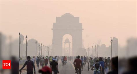 Delhis Air Quality Remains Severe For 2nd Day On Trot Delhi News Times Of India