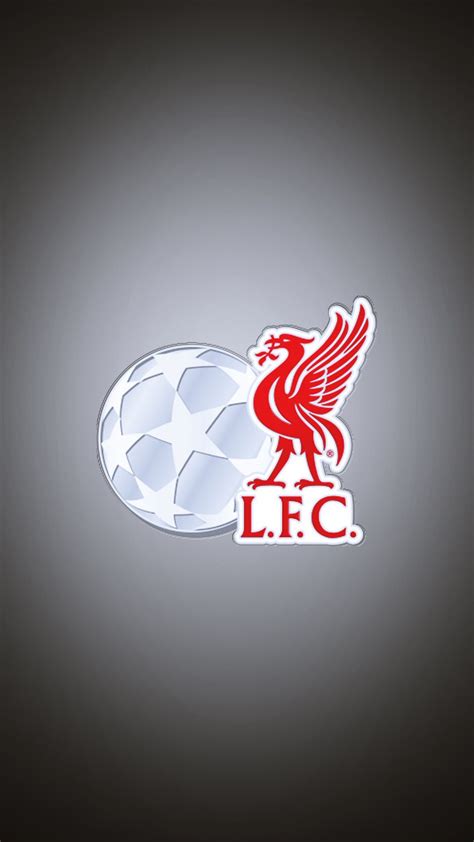 Liverpool FC Logo on Gray Background