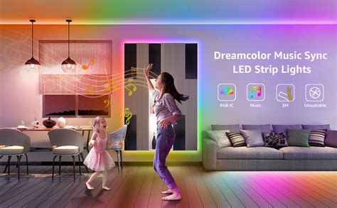 Amazon Lepro RGBIC LED Strip Lights 32 8ft Music Sync MagicColor